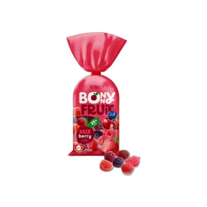 Roshan jelly candies "Boni Fruit" berry flavor 200 g (BERRY MIX (18