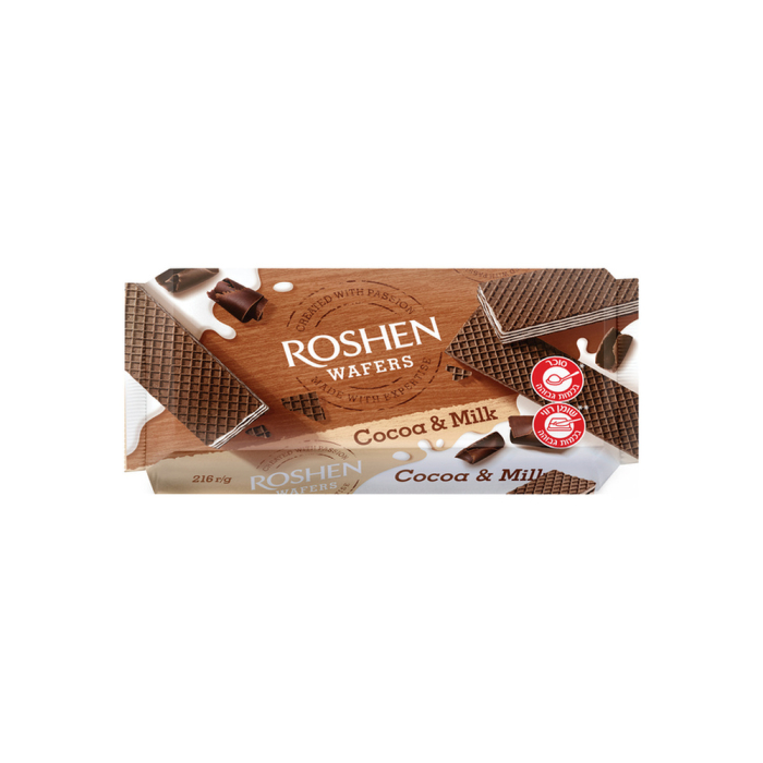 Roshen waffle with cocoa milk flavor 216 g (16)