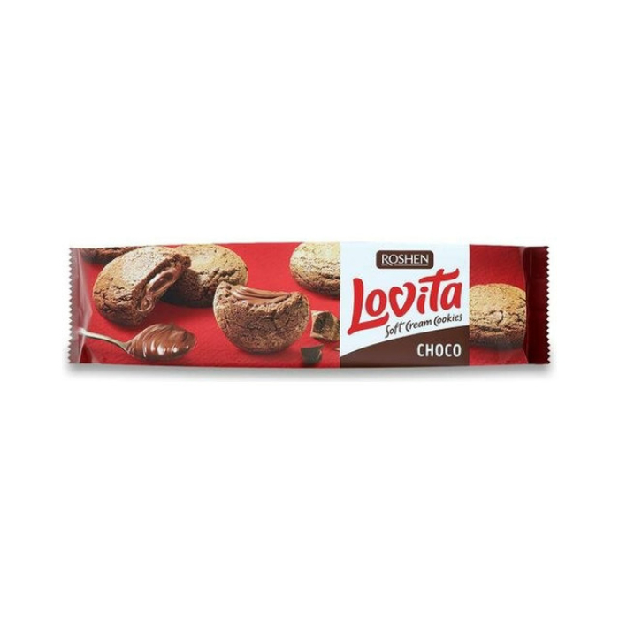 Cookies "LOVITA" chocolate with chocolate pieces 150 g (16)