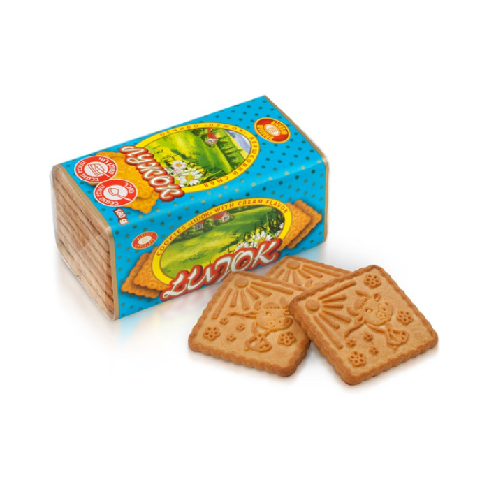 Cream-flavored biscuit "Luzhok" 180 grams