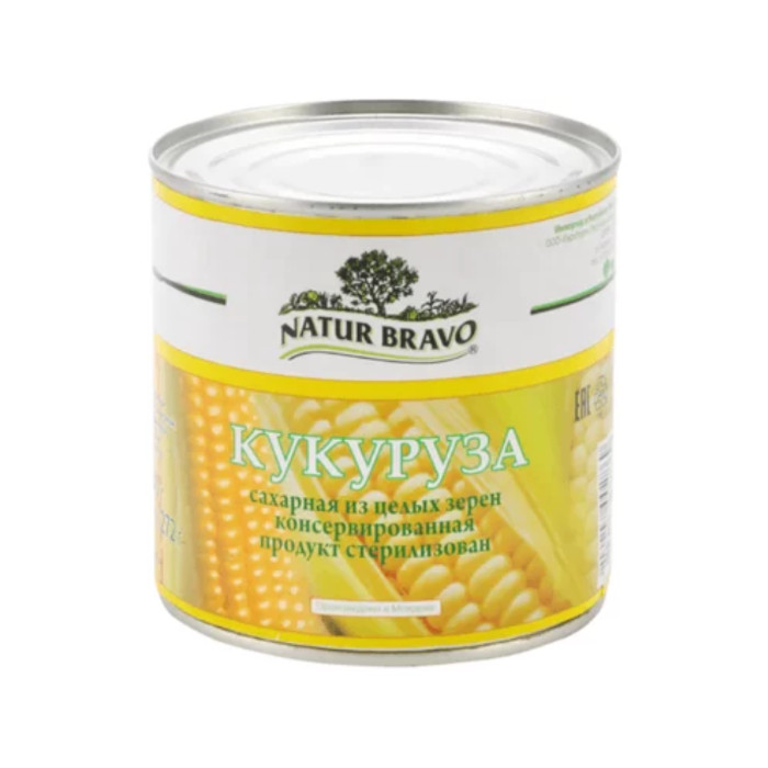 Bravo sweet corn kernels 340 grams