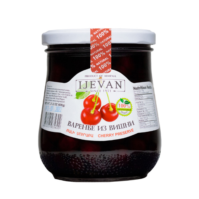 ריבת דובדבנים IJEVAN 600 גרם