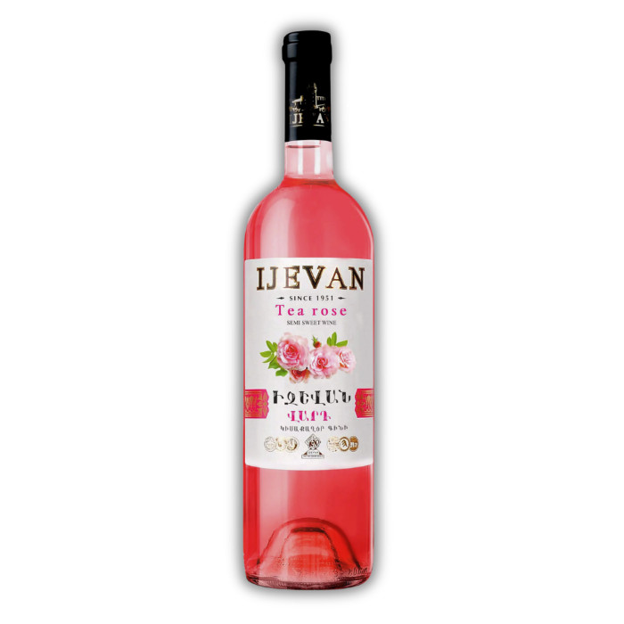 יין ורדים חצי מתוק IJEVAN 750 מ"ל