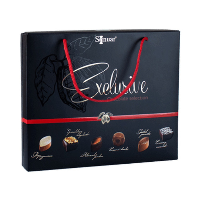 Selection of candies "Exclusive'' black 220gMARK SEVUONI