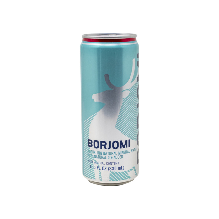 Borjomi natural mineral water 330ml can