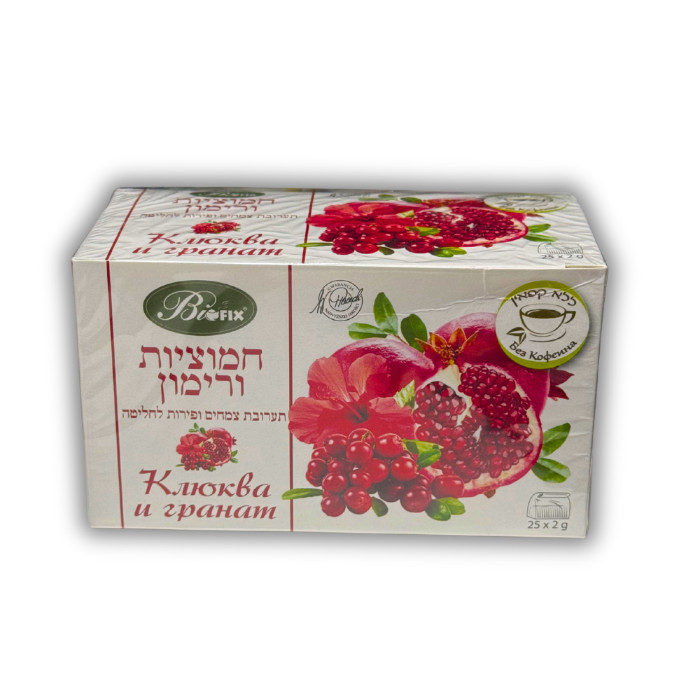 BioFix Cranberry Pomegranate Fruit and Herb Tea 25 sachets 50 grams