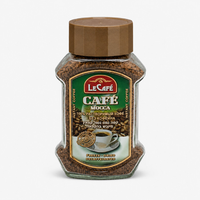 Freeze-dried instant coffee Le Cafe Mocca decaffeinated 95 grams