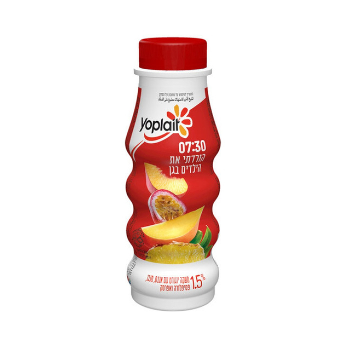 Yoplait yogurt drink with tropical flavor