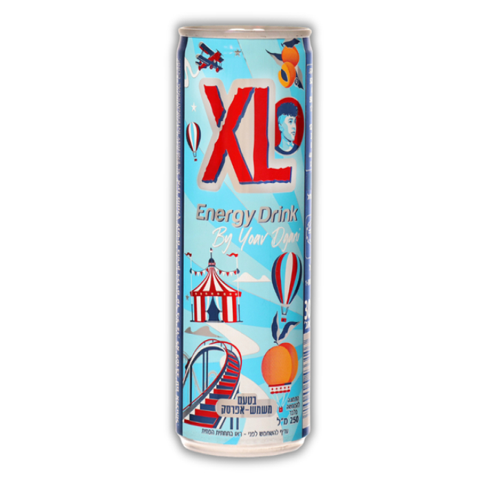 משקה אנרגיה XL תפוז פחית 250 מ"ל
