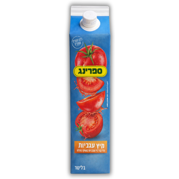 מיץ עגבניות ספרינג 1 ליטר