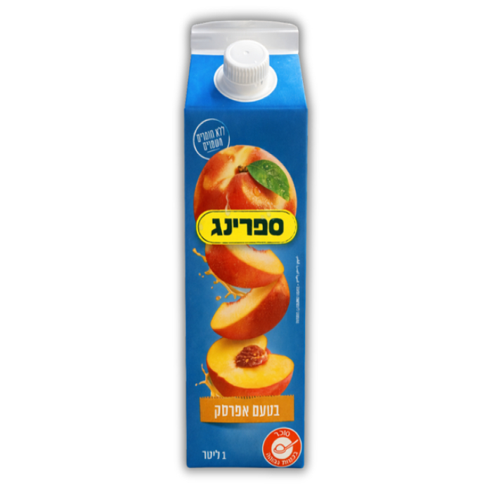 נקטר ספרינג אפרסק 1 ליטר