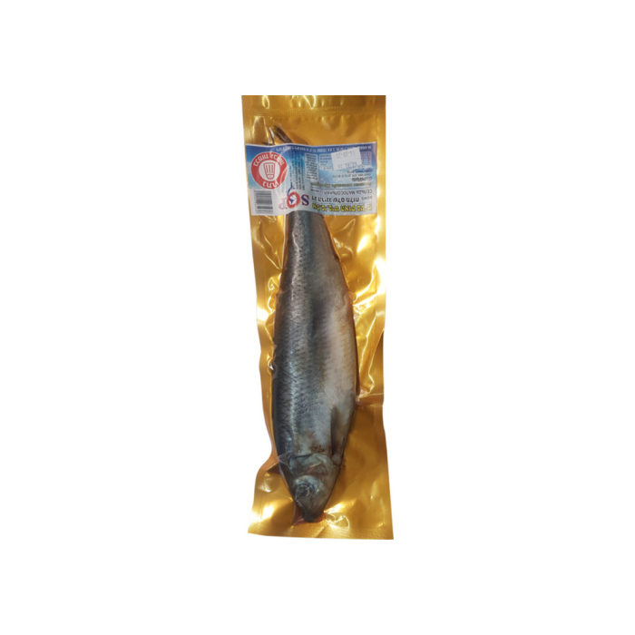 Whole herring with scales