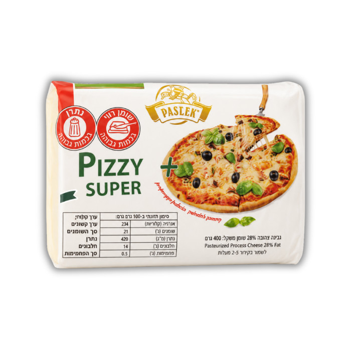 Pastek Pizzy Super גבינה צהובה מעובדת לפיצה 28%