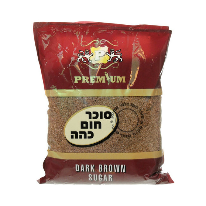 סוכר חום כהה בשקית 1 ק"ג