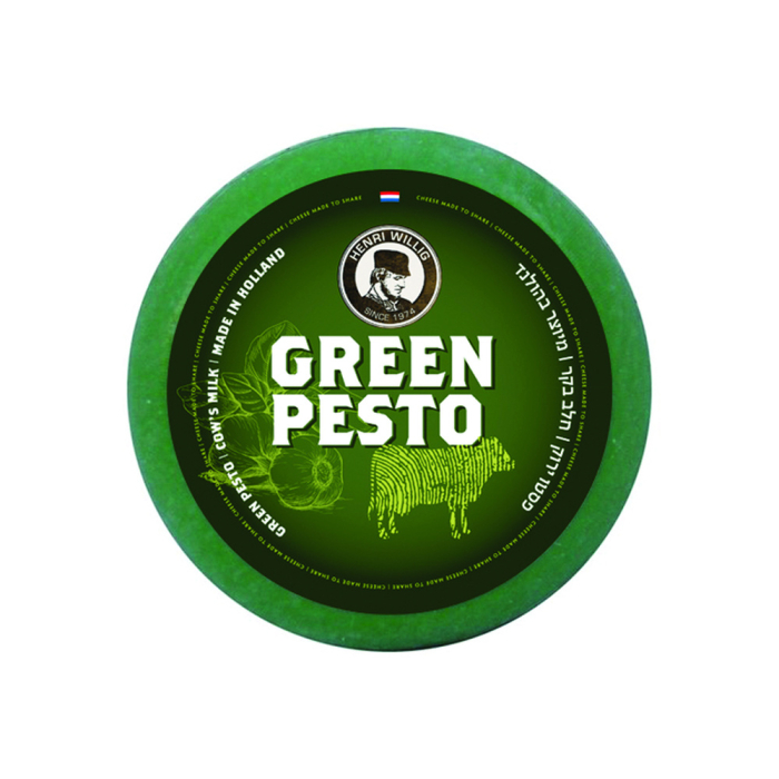 Gouda Pesto Green 4.5 kg Kosher Milk Israel