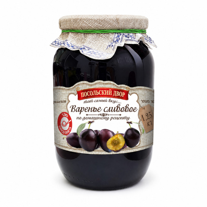 Plum jam Posolsky Dvor 650 grams
