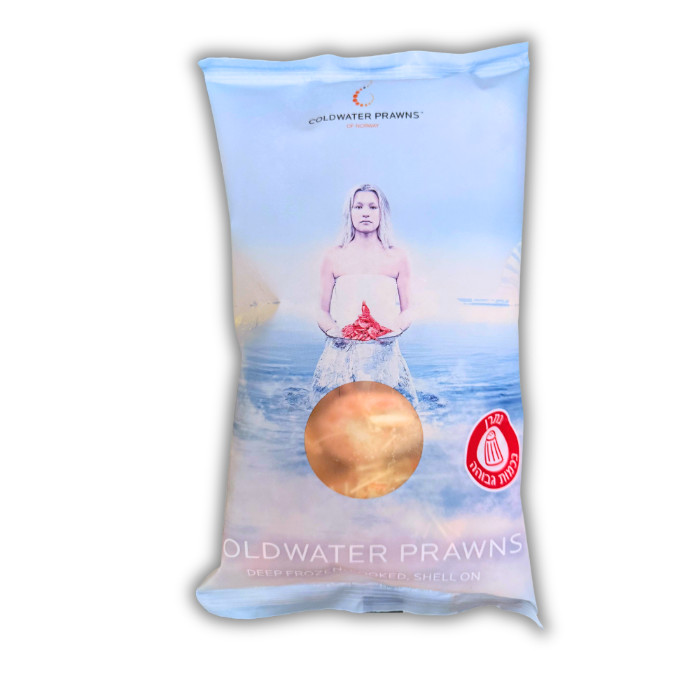 Coldwater Prawns שרימפס קלוף מבושל וקפוא 500 גרם