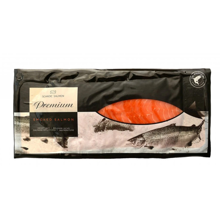 Копченый лосось Scandic Salmon Premium 400 грамм