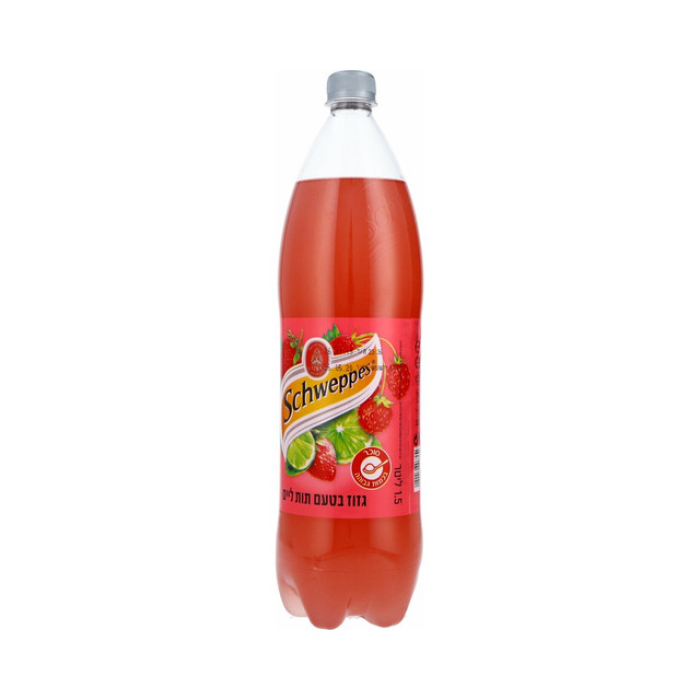 Schweppes Sparkling Fruit Strawberry Lime 1.5 L
