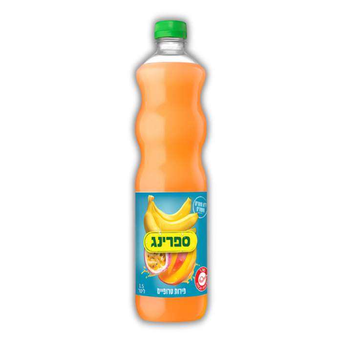 ספרינג משקה פירות טרופיים 1.5 ליטר