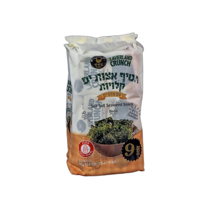 חטיף אצות קלויות עם מלח 40.5 ג