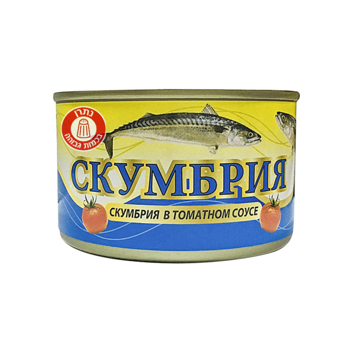 Mackerel fish preserves in tomato sauce  1/24/240   TAI