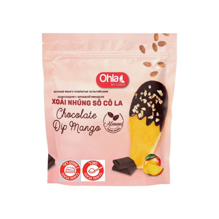 Chocolate almond strips 150 g
