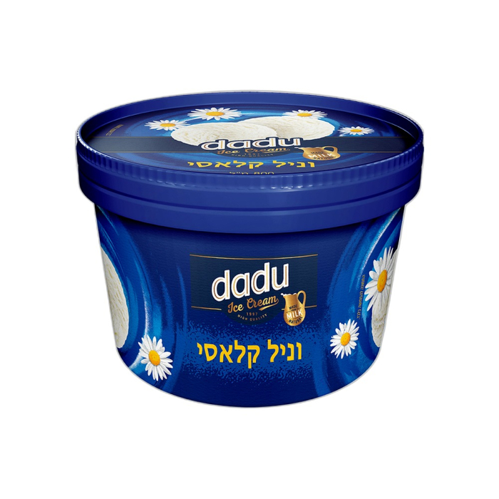 Premium cream ice cream in vanilla flavor 400 grams