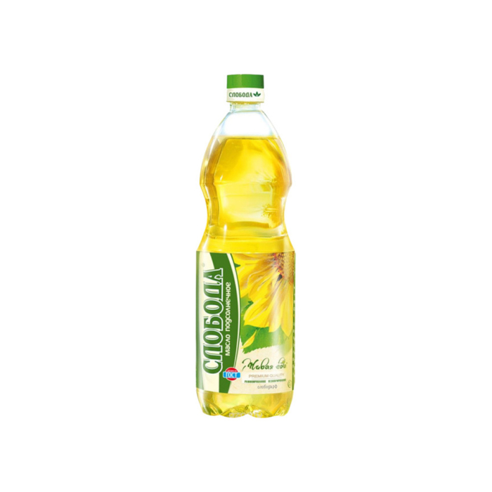 Refined sunflower oil 1 liter SLOBODA