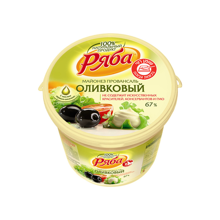 Mayonnaise "Olivekobi" 800g in bucket 1/12