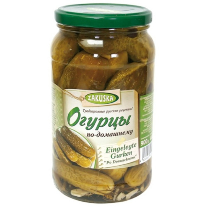 Огурцы маринованные Zakuska по-домашнему 880 г