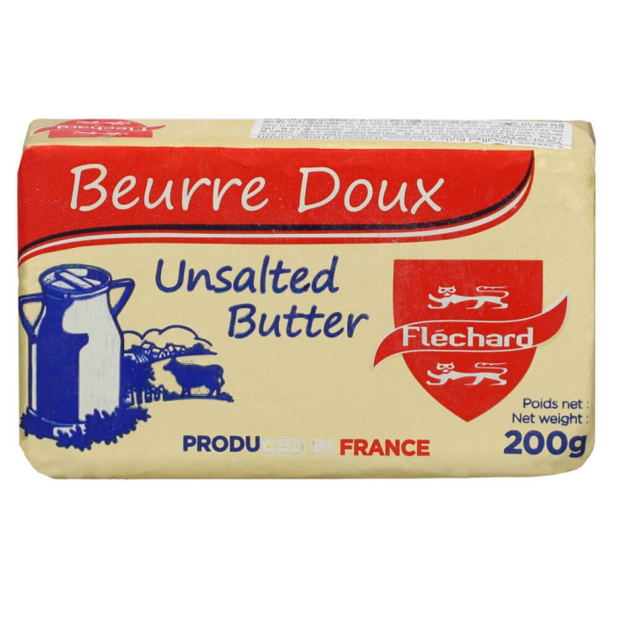 Масло сливочное несолёное Flechard Beurre Doux 200 г