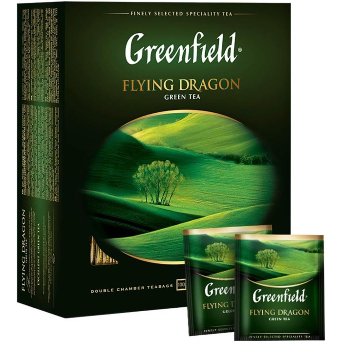 תה ירוק סיני דרקון    Greenfield