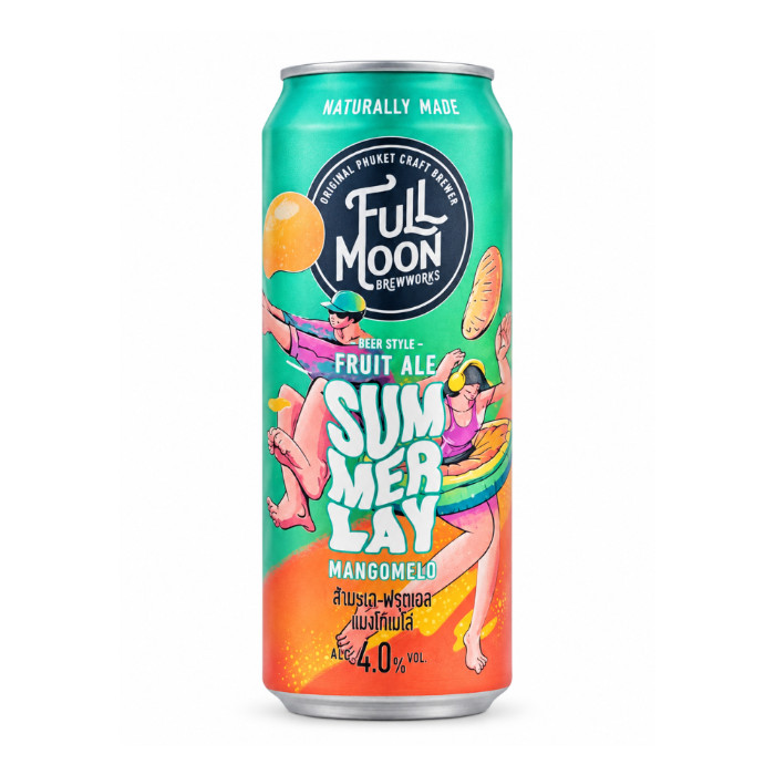 Пиво Full Moon Summerlay Mangomelo фруктовый эль 4% 490 мл