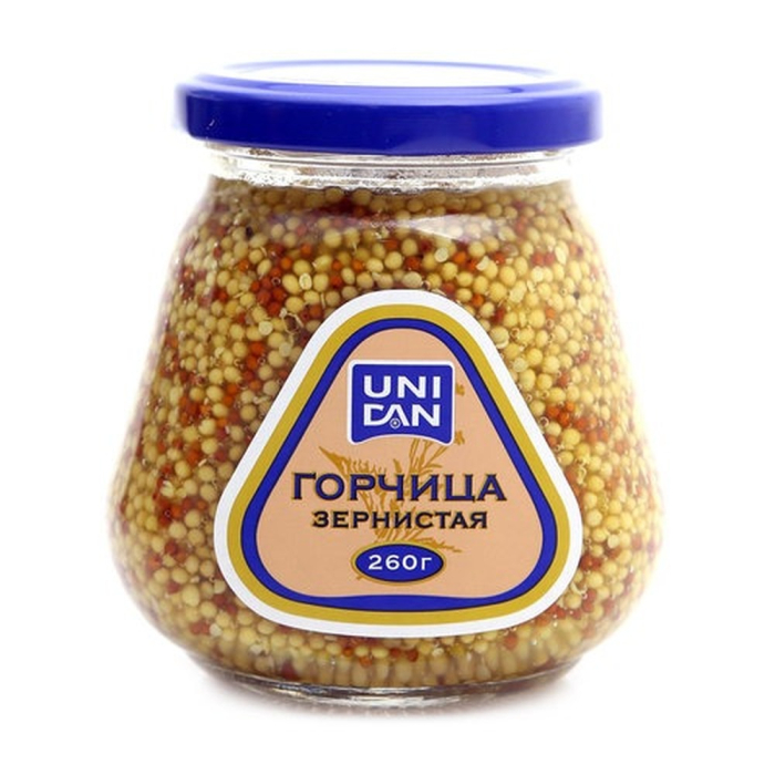 Горчица в зернах 270 г UNIDAN