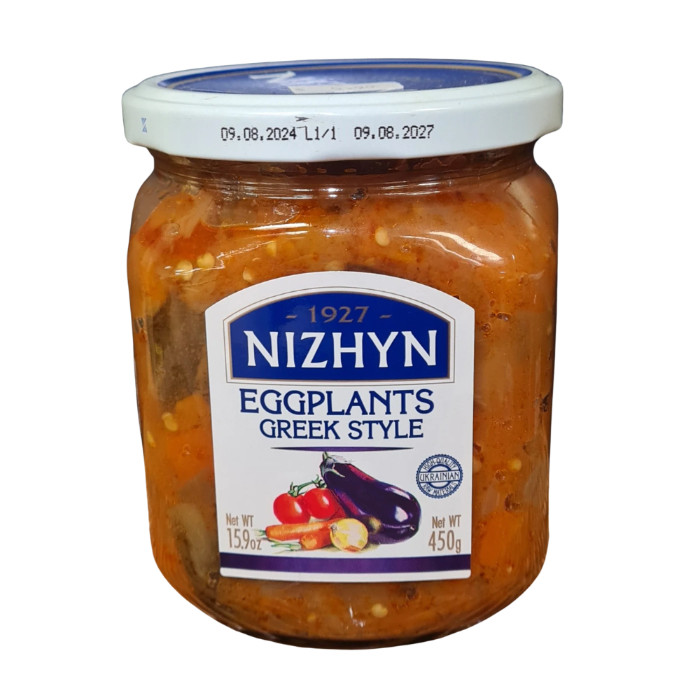 Eggplants in Greek style Nizhyn 450 grams