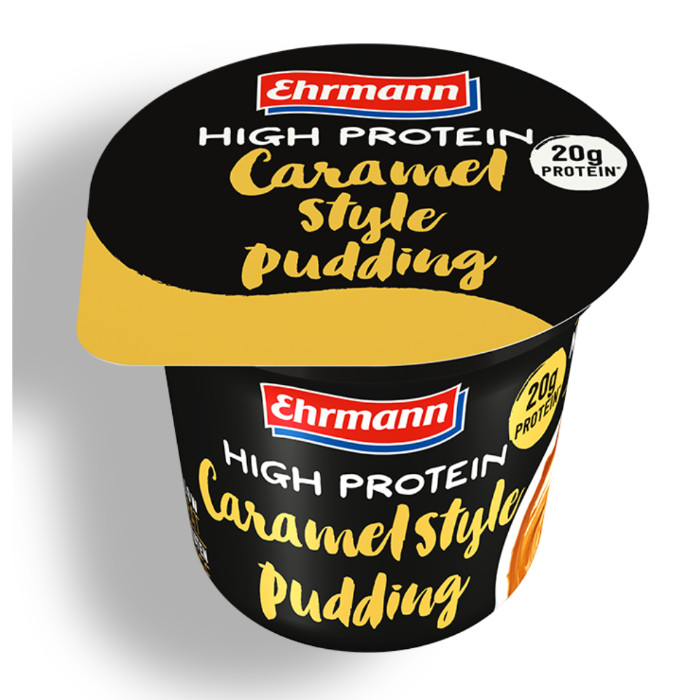 פודינג חלבון Ehrmann High Protein בטעם קרמל 200 גרם