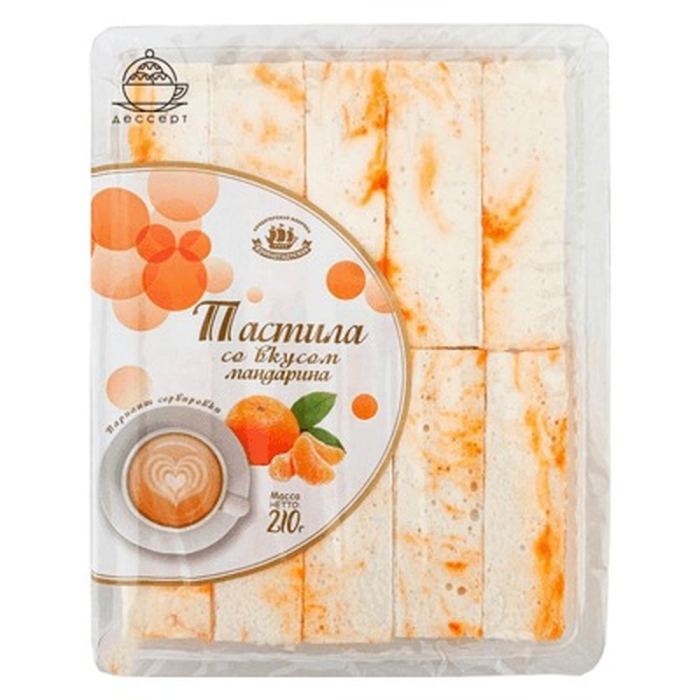 Пастила со вкусом мандарина 210 г
