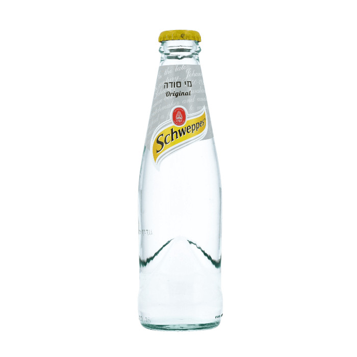 Schweppes soda 250 ml glass
