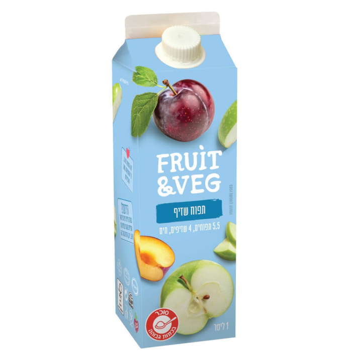 Сок Fruit&Veg яблоко и слива 1 л