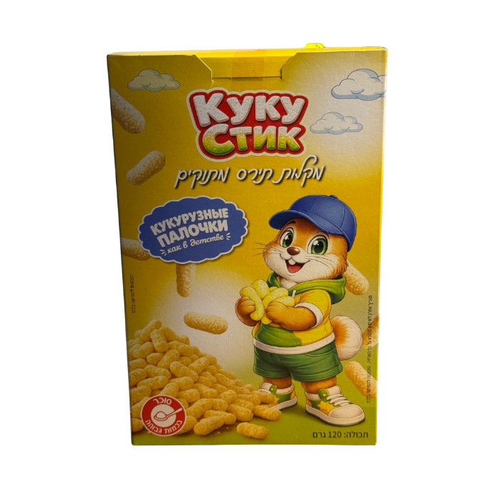 Кукурузные палочки «Куку Стик» сладкие 120 г