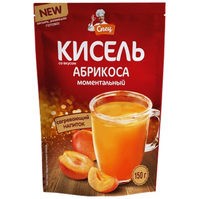 Кисель моментальный Спец со вкусом абрикоса 150 г
