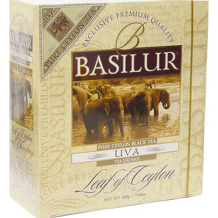 Чай чёрный Basilur Uva 100 пакетиков по 2 г