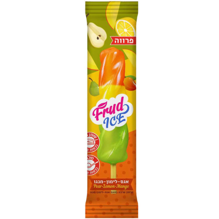 Мороженое фруктовый лёд Fruit Ice груша, лимон и манго 70 г