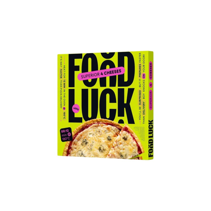 Пицца Food Luck 4 сыра 400 г