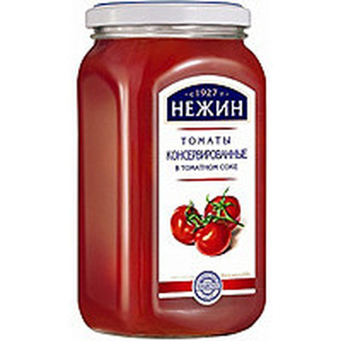 Томаты консервированные в томатном соке Нежин 920 г
