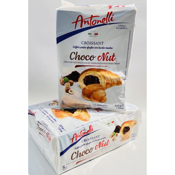 Круассаны Antonelli Choco Nut с шоколадно-ореховым кремом 250 г