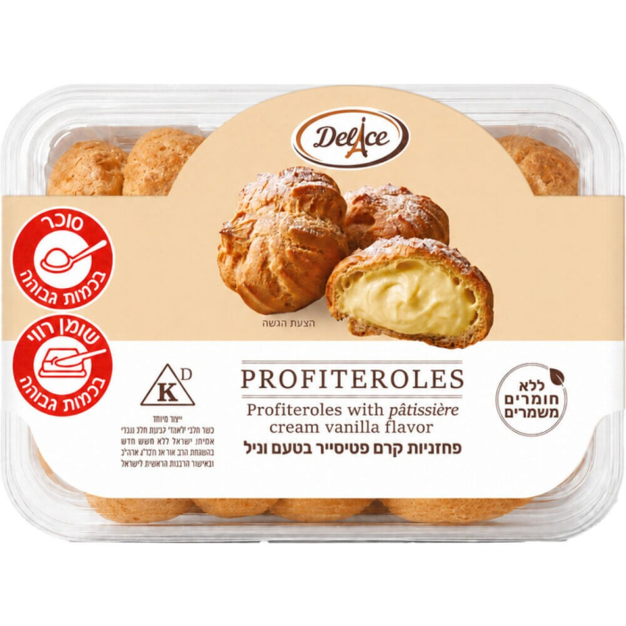 Профитроли Delice с кремом со вкусом ванили 210 г