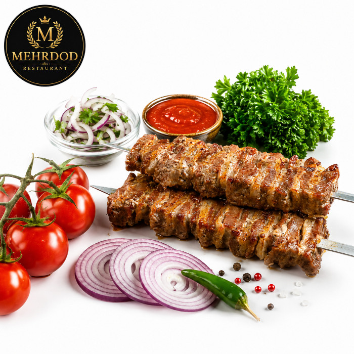 Napoleon shashlik made of beef