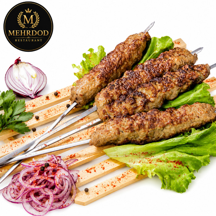 Minced beef kebab